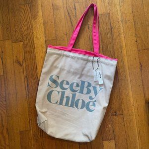 See By Chloé Canvas Tote (NWT) – Khaki